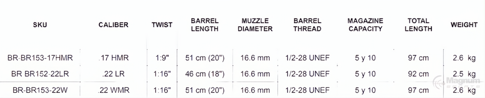Bergara Rimfire BMR X Steel