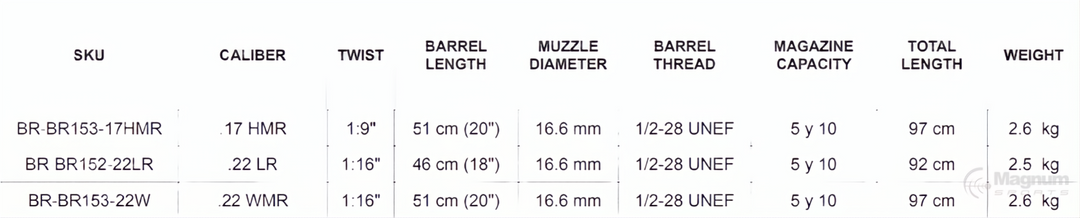 Bergara Rimfire BMR X Steel