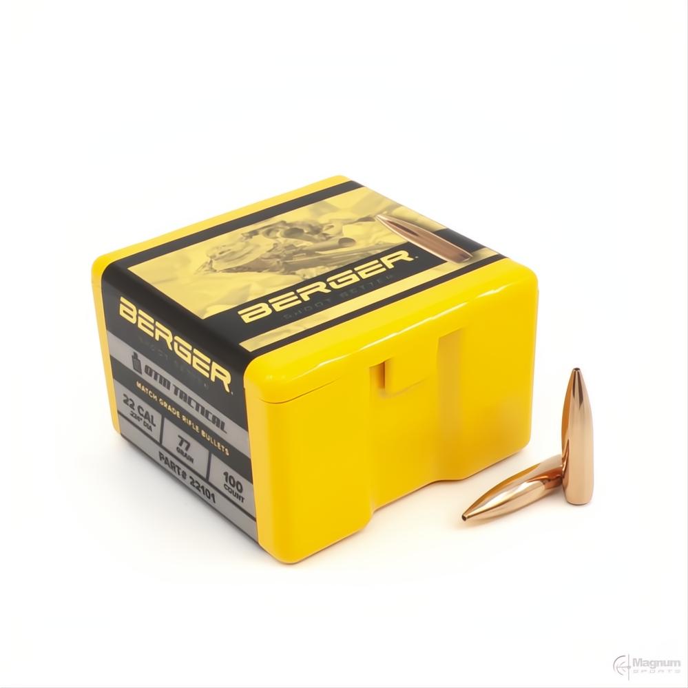 Berger 22 Cal 77gr OTM Tactical Projectiles (PN 22101)