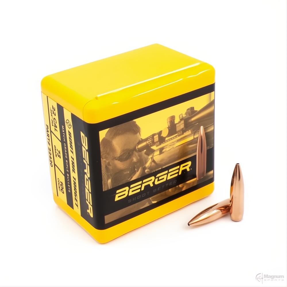 Berger 22 Cal BT Target 73gr Projectiles