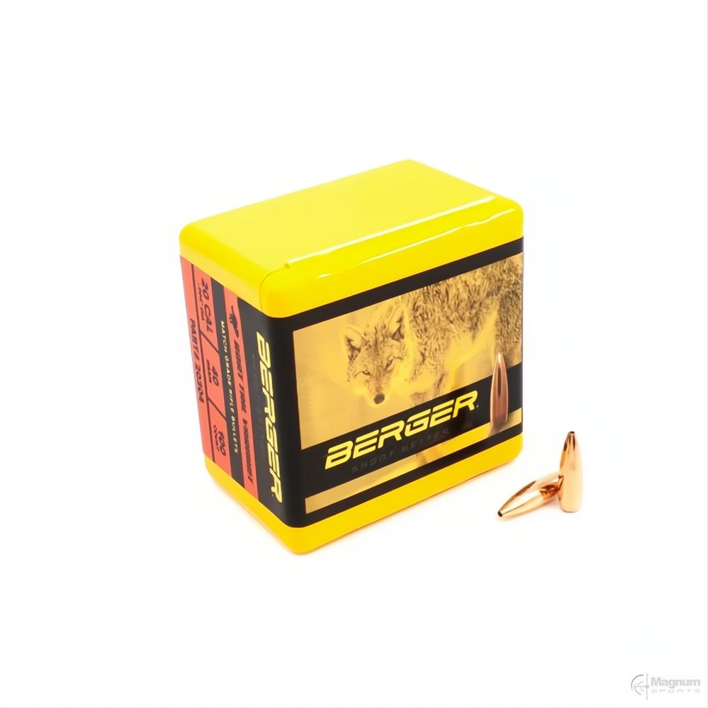 Berger 22 Cal BT Varmint 40gr Projectiles