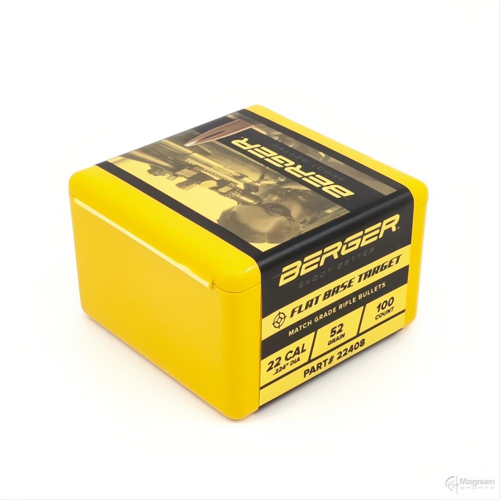 Berger 22 Cal FB Target 52gr Projectiles