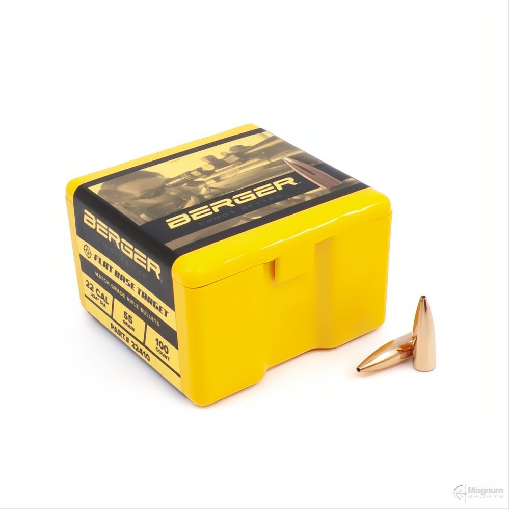 Berger 22 Cal FB Target 55gr Projectiles