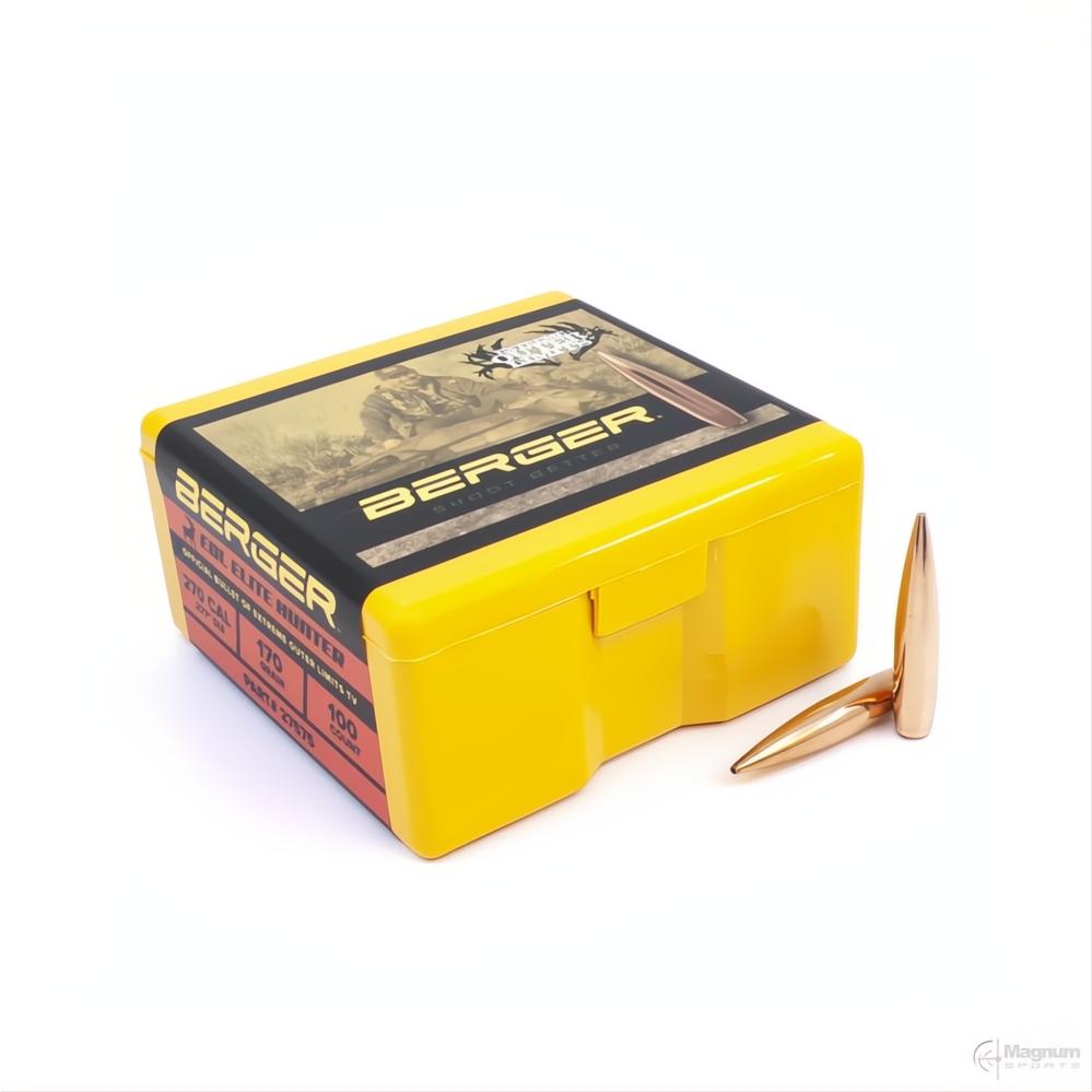 Berger 270 Cal Elite Hunter 170gr Projectiles