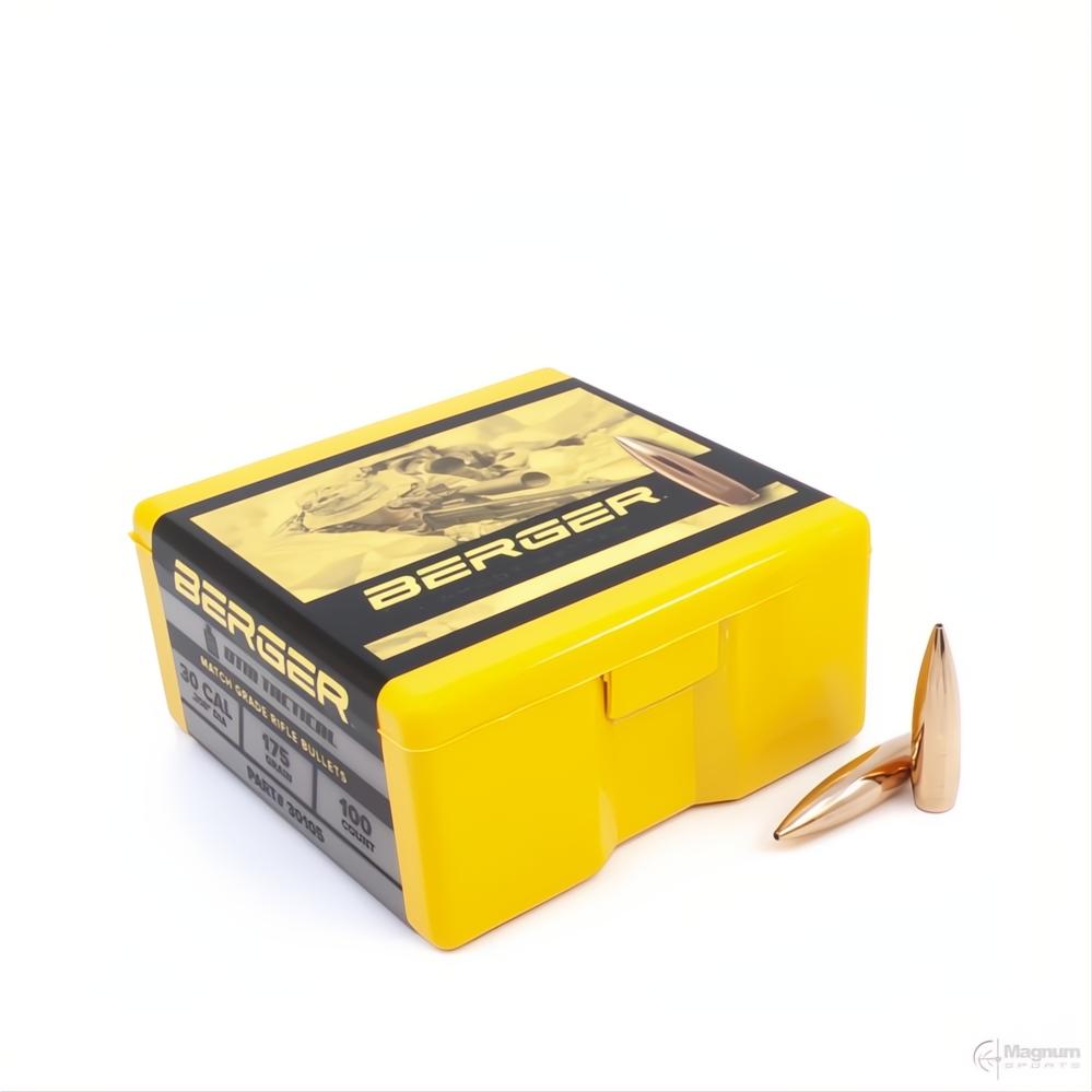 Berger 30 Cal 175gr OTM Tactical Projectiles (PN 30105)