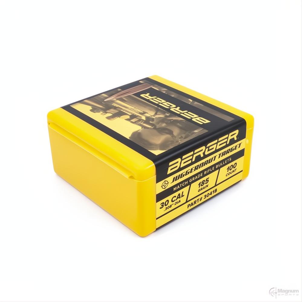Berger 30 Cal 185gr Juggernaut OTM Tactical Projectiles (PN 30107)