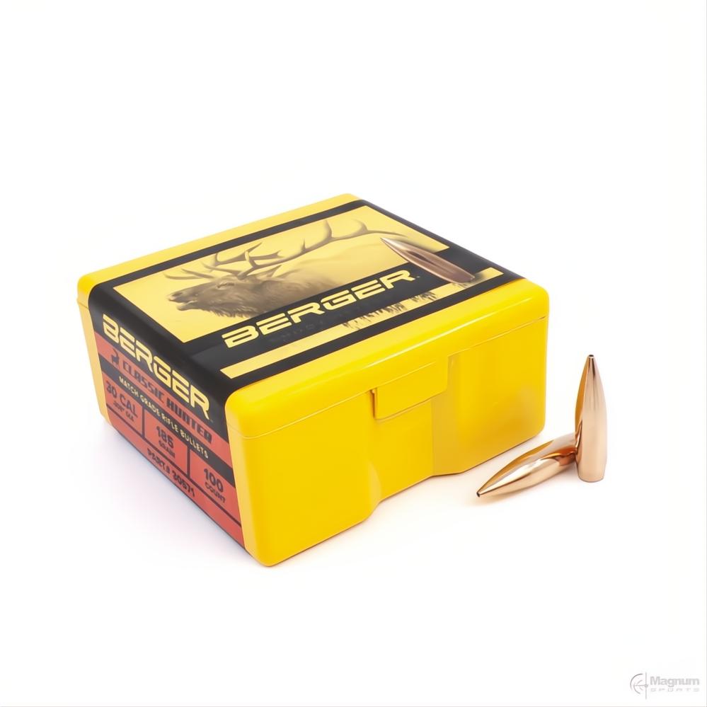 Berger 30 Cal Classic Hunter 185gr Projectiles