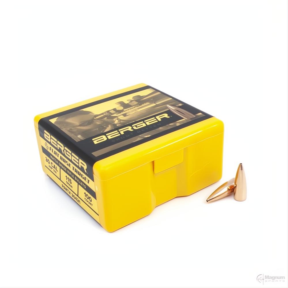 Berger 30 Cal FB Target 115gr Projectiles