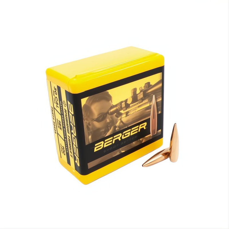 Berger 30 Cal Hybrid Target 185gr Projectiles