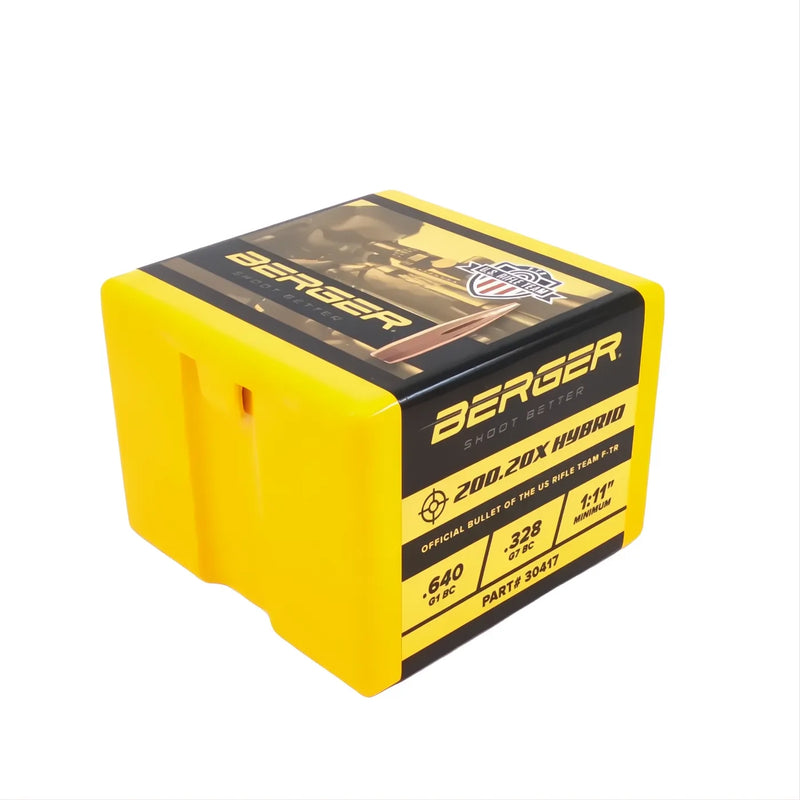 Berger 30 Cal Hybrid Target 200.20gr Projectiles
