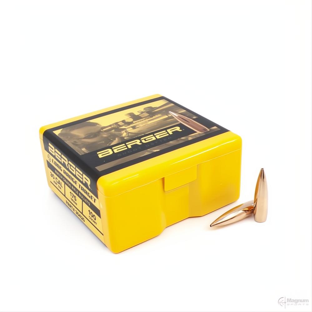 Berger 30 Cal LR BT Target 175gr Projectiles