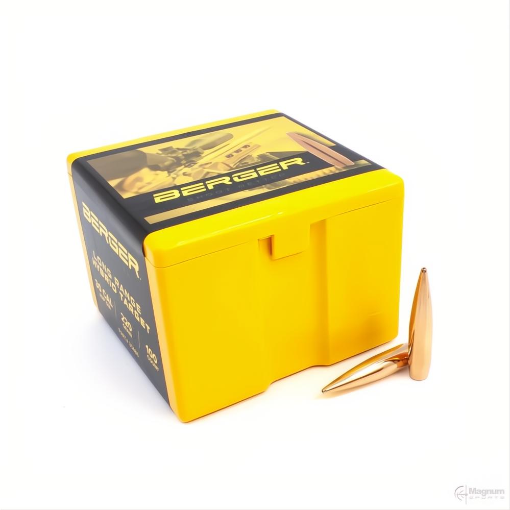 Berger 30 Cal LR Hybrid Target 220gr Projectiles