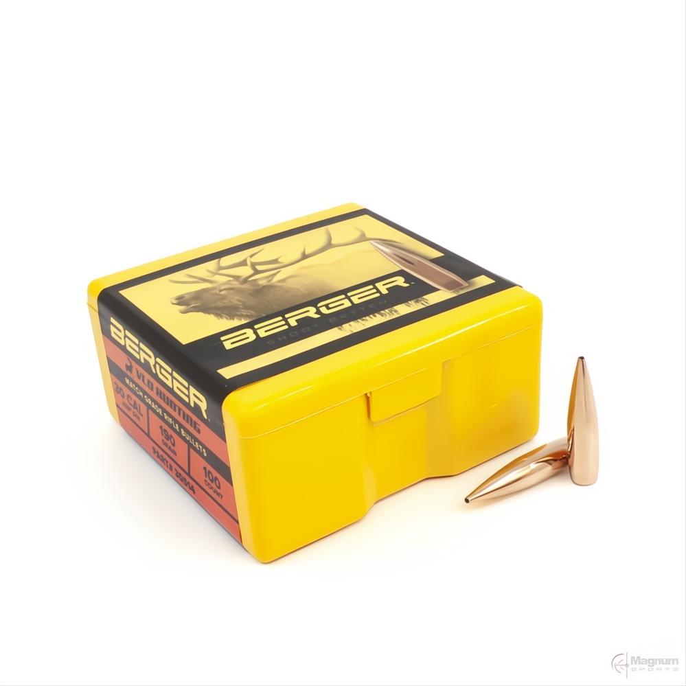 Berger 30 Cal VLD Hunting 190gr Projectiles