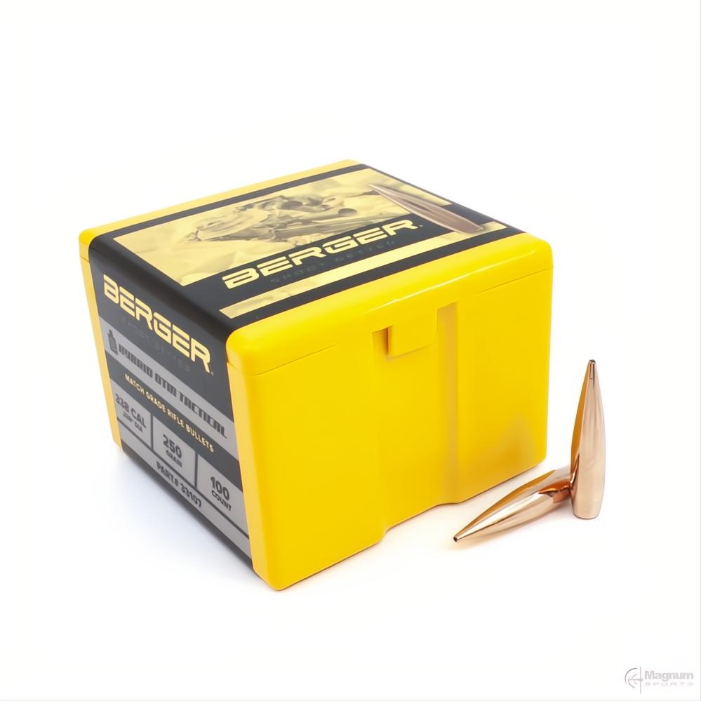 Berger 338 Cal OTM Tactical 250gr Projectiles