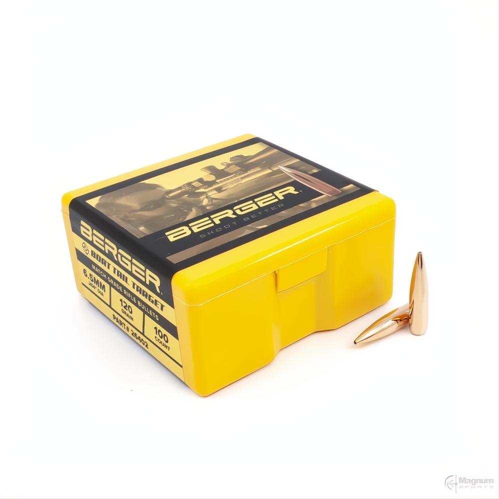 Berger 6.5mm BT Target 120gr Projectiles