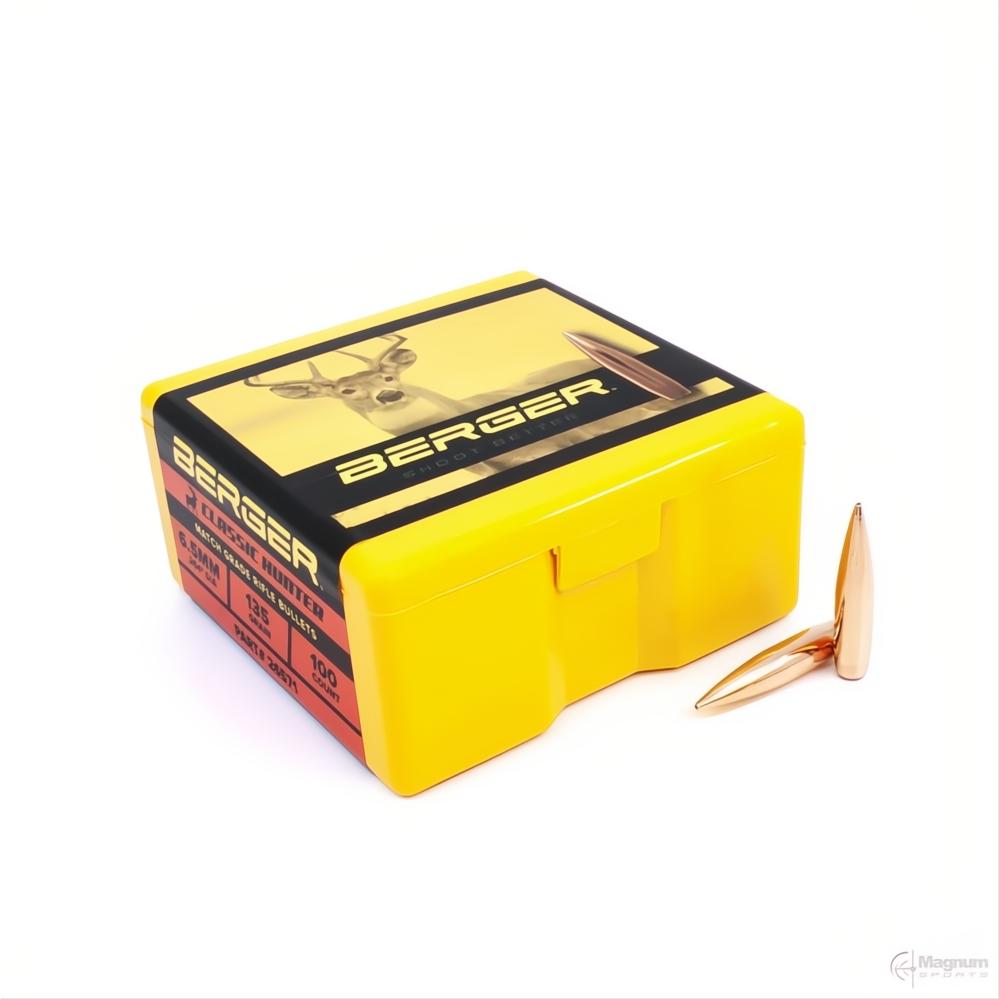Berger 6.5mm Classic Hunter 135gr Projectiles