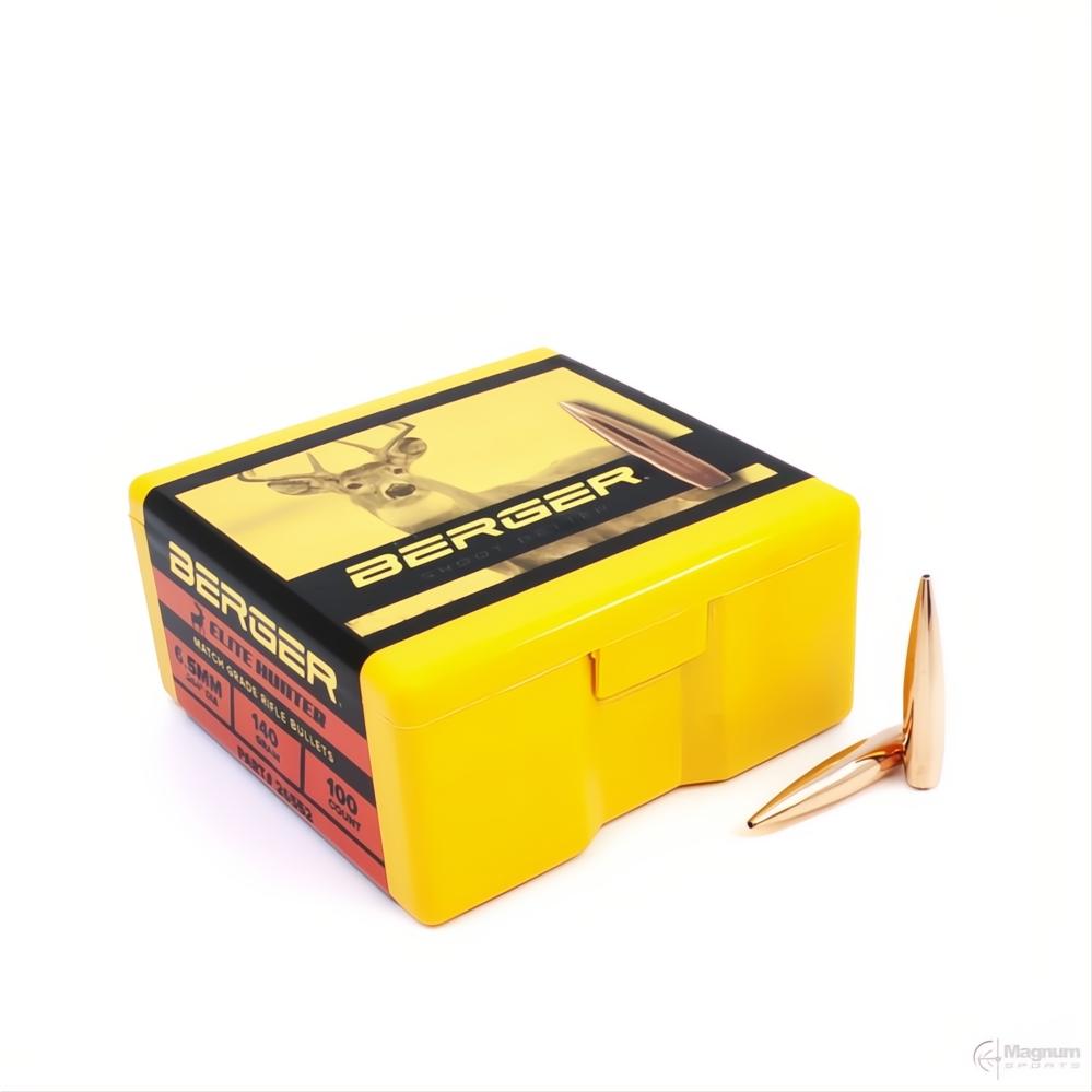 Berger 6.5mm Elite Hunter 156gr Projectiles