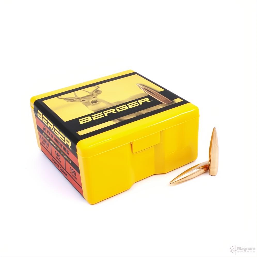 Berger 6.5mm VLD Hunting 140gr Projectiles