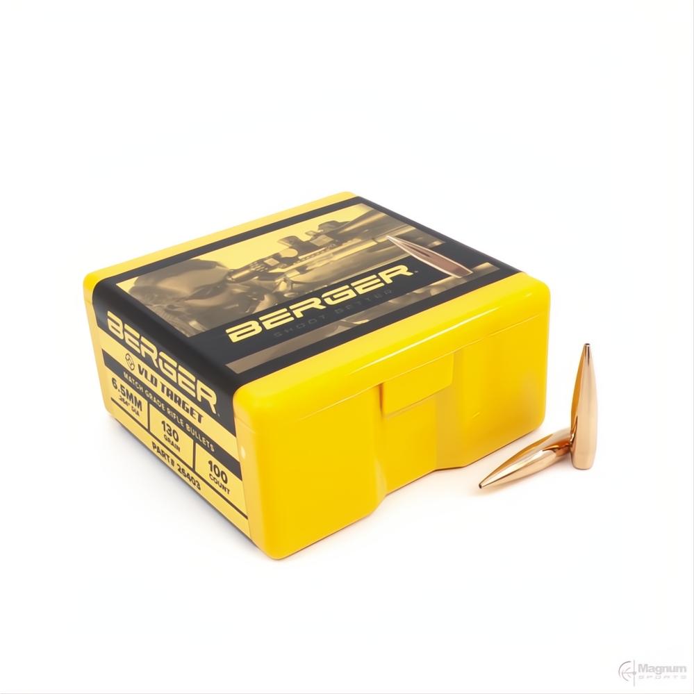 Berger 6.5mm VLD Target 130gr Projectiles