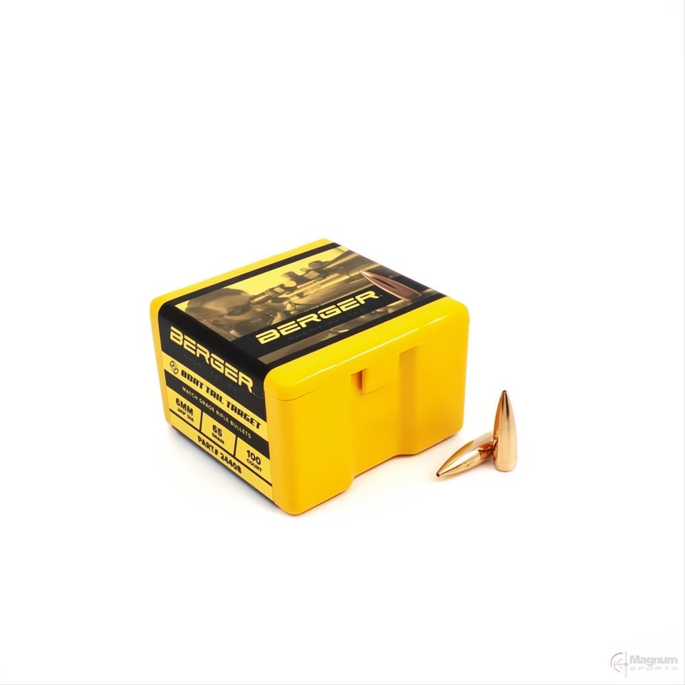 Berger 6mm BT Target 65gr Projectiles