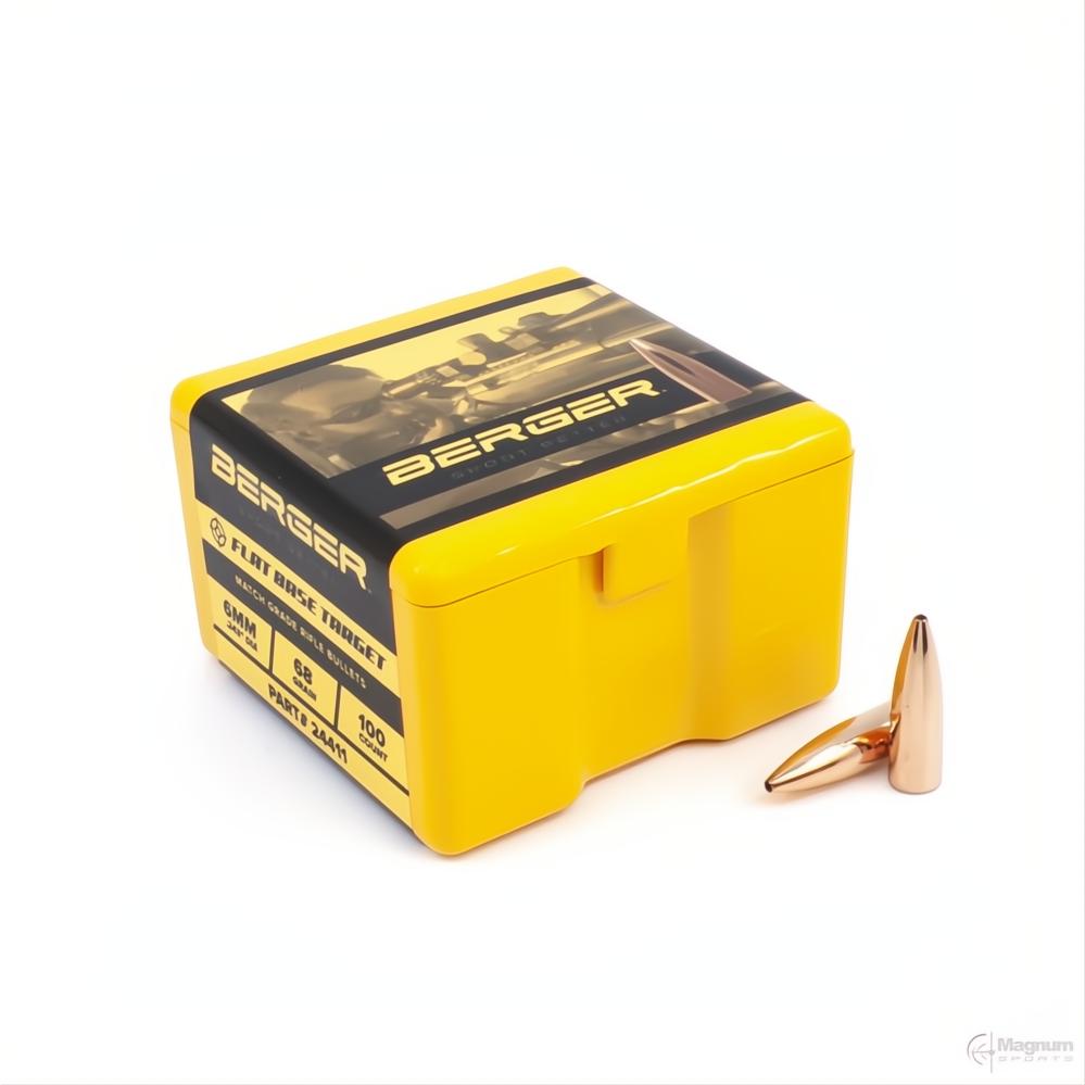 Berger 6mm BT Target 68gr Projectiles