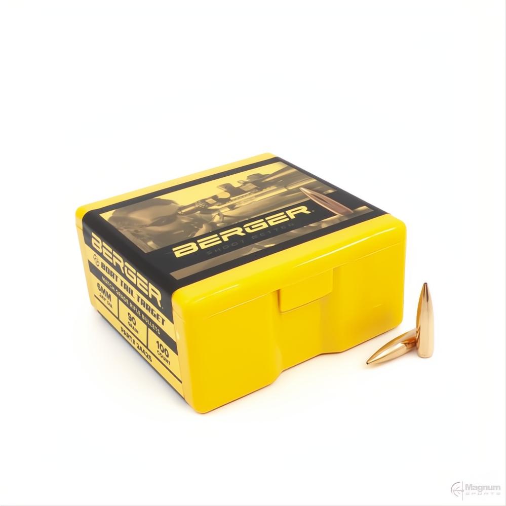 Berger 6mm BT Target 90gr Projectiles
