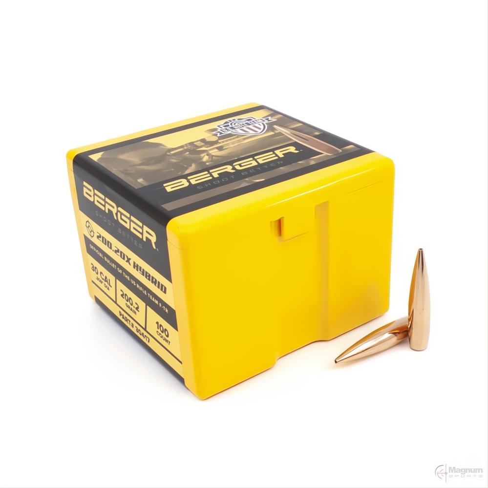 Berger 6mm Creedmoor Hybrid Target 105gr Projectiles
