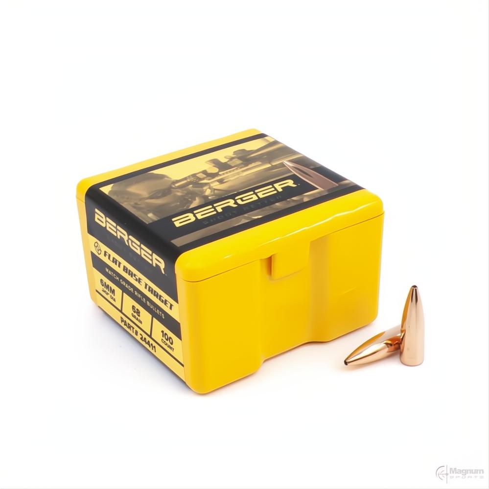 Berger 6mm FB Target 68gr Projectiles
