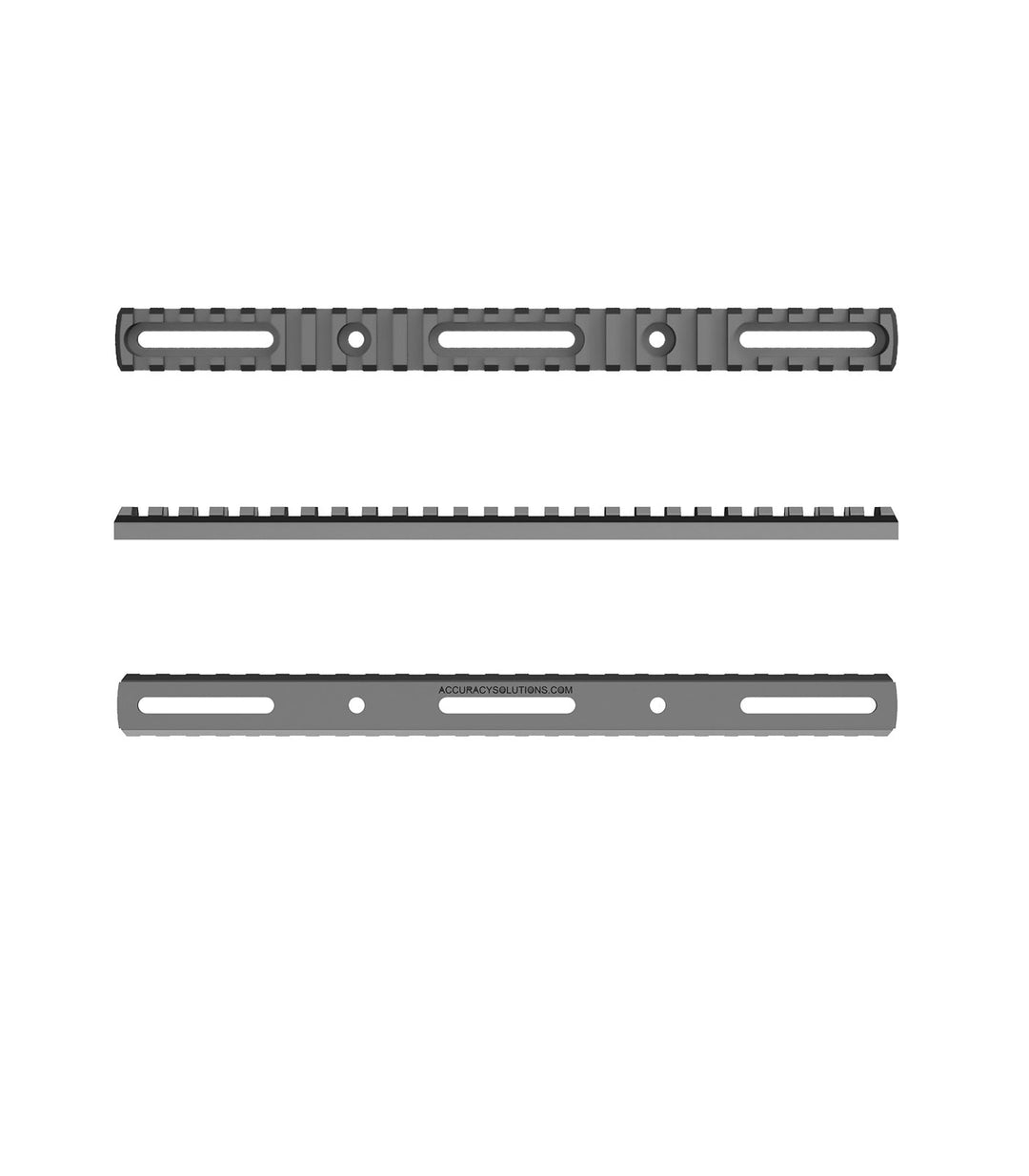 Accuracy Solutions BipodeXt Picatinny Rail 25 Slots 10.2"