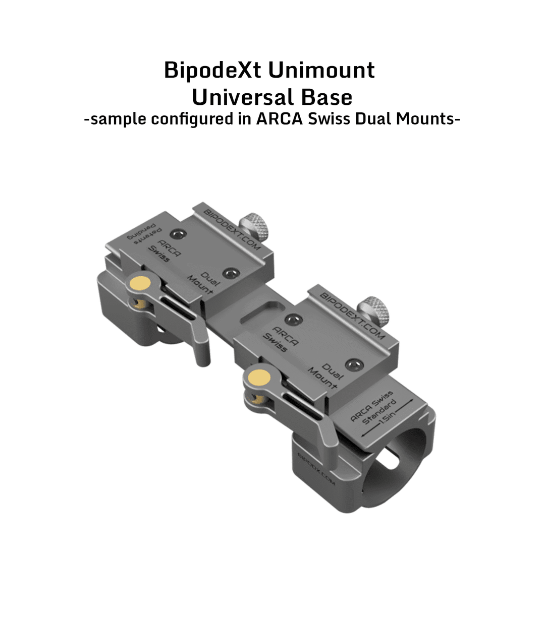 Accuracy Solutions BipodeXt Unimount Universal Base for 40mm Tubes