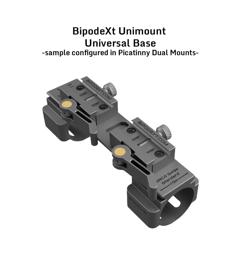 Accuracy Solutions BipodeXt Unimount Universal Base for 40mm Tubes