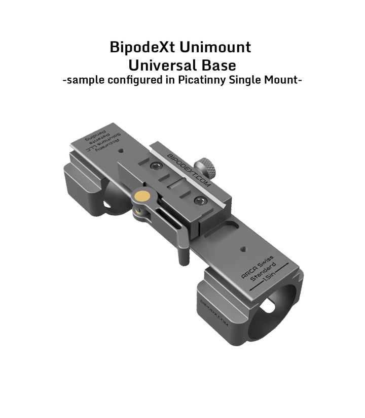 Accuracy Solutions BipodeXt Unimount Universal Base for 40mm Tubes