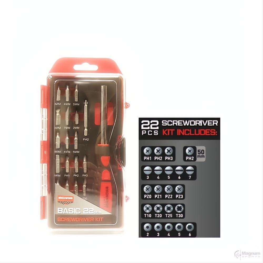 Birchwood Casey Basic Screwdriver Set 22 Piece Kit