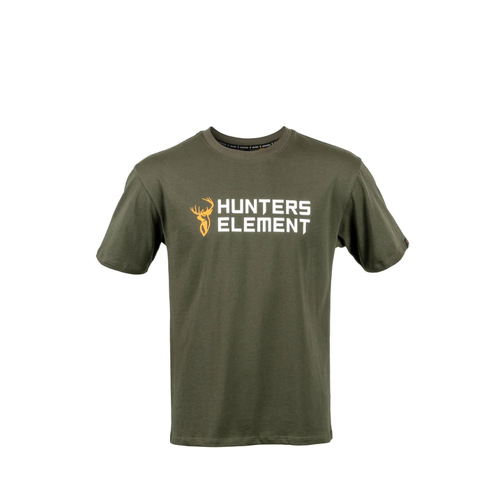 Hunters Element Block Tee Forest Green