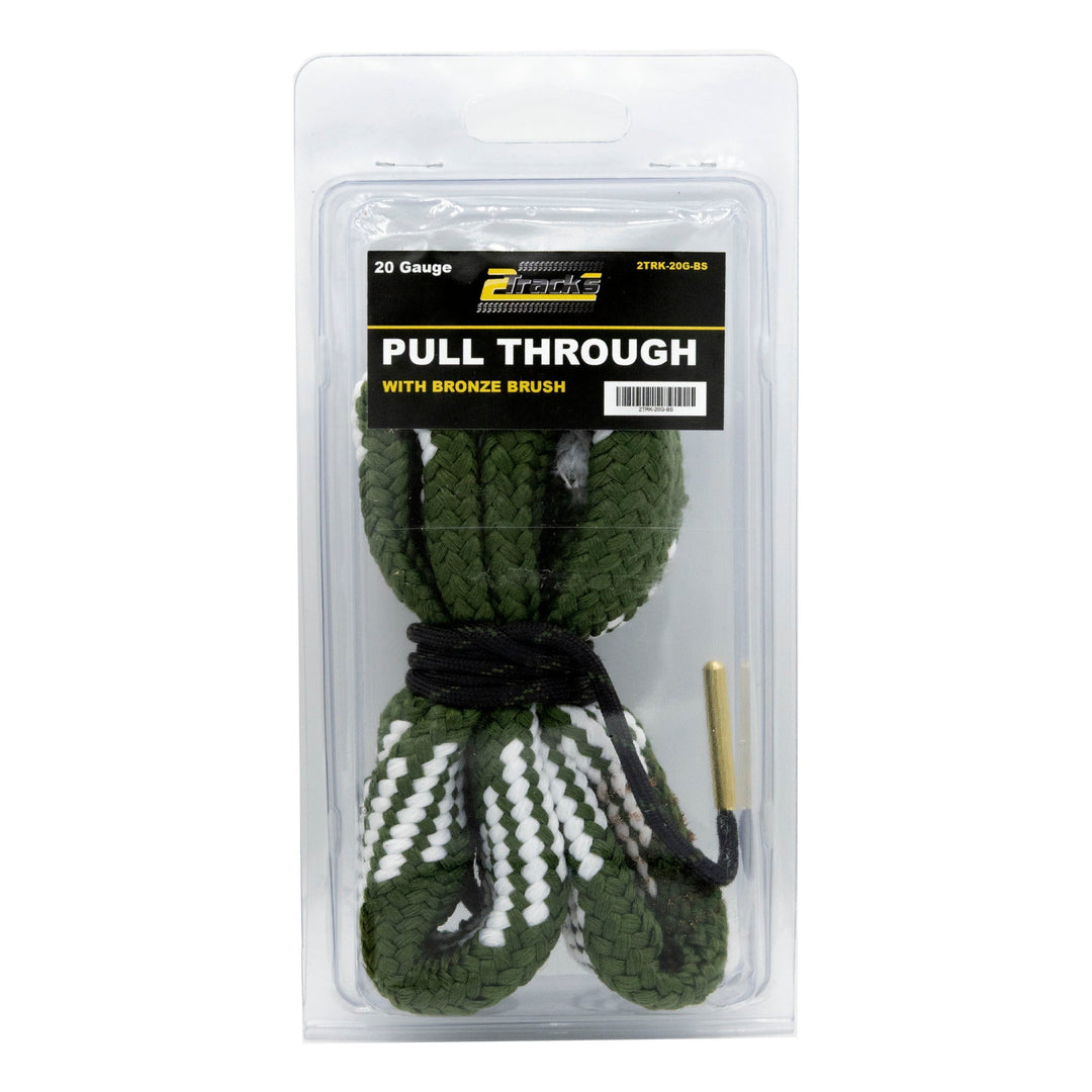 2Tracks Bore Snake With Bronze Brush