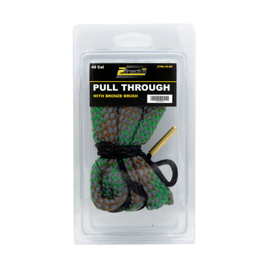 2Tracks Bore Snake With Bronze Brush