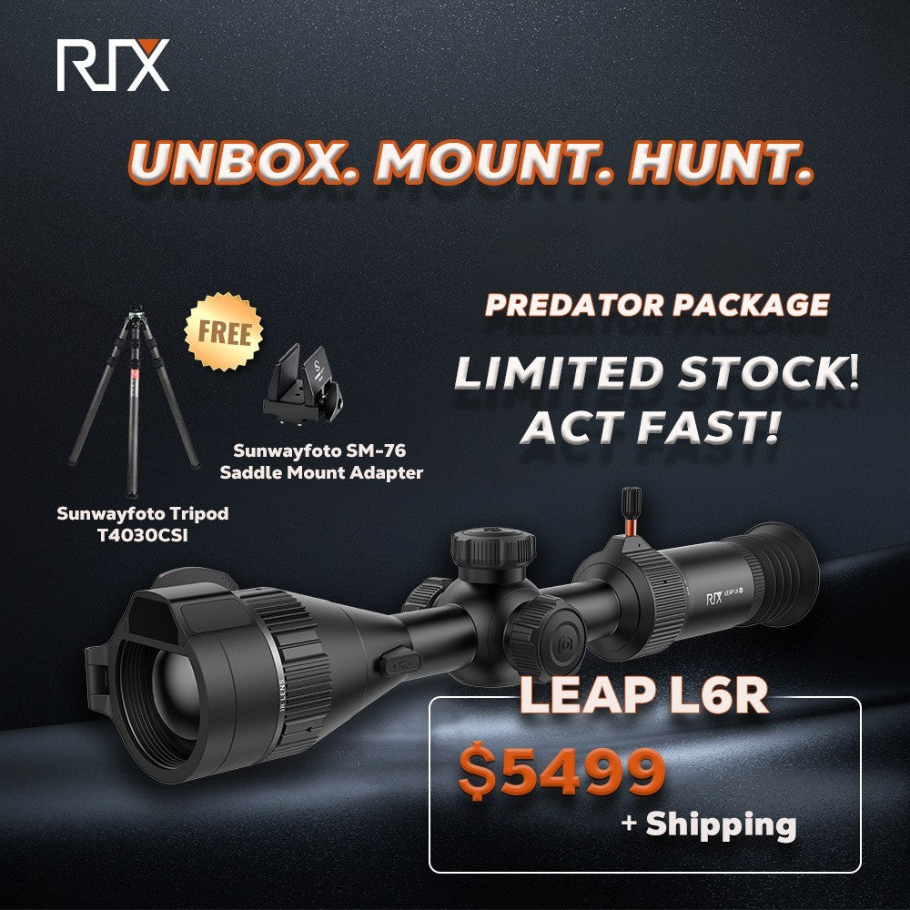 RIX LEAP L6R Thermal Imaging Riflescope with FREE bipod (limited launch offer)