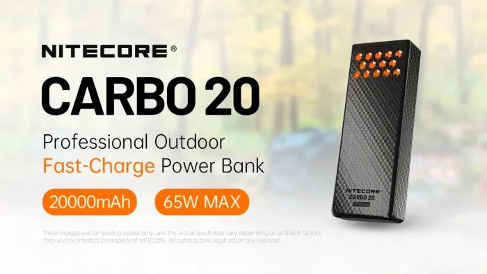 Nitecore CARBO 20 Professional Outdoor Fast-Charge Power Bank