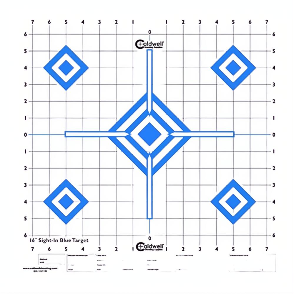 Caldwell Paper Target Sight In Blue
