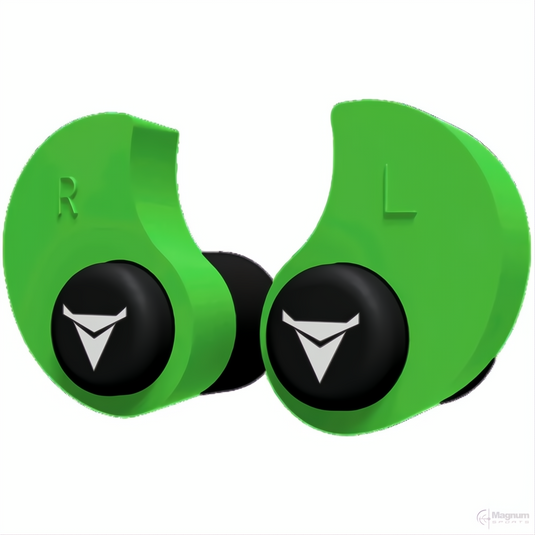 Decibullz Custom Molded Earplugs Green