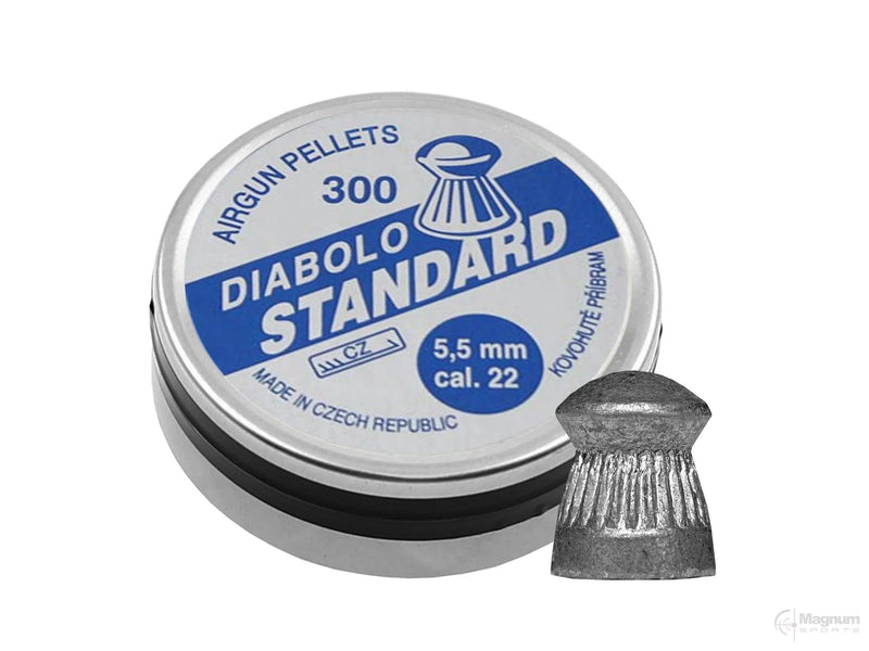 Diabolo Standard .22 5.5mm Airgun Pellets