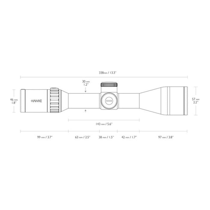 Hawke Endurance 30 FD 3-18x50 SF
