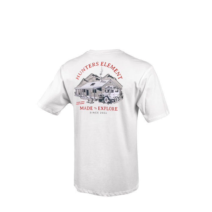 Hunters Element Explore Tee Off White