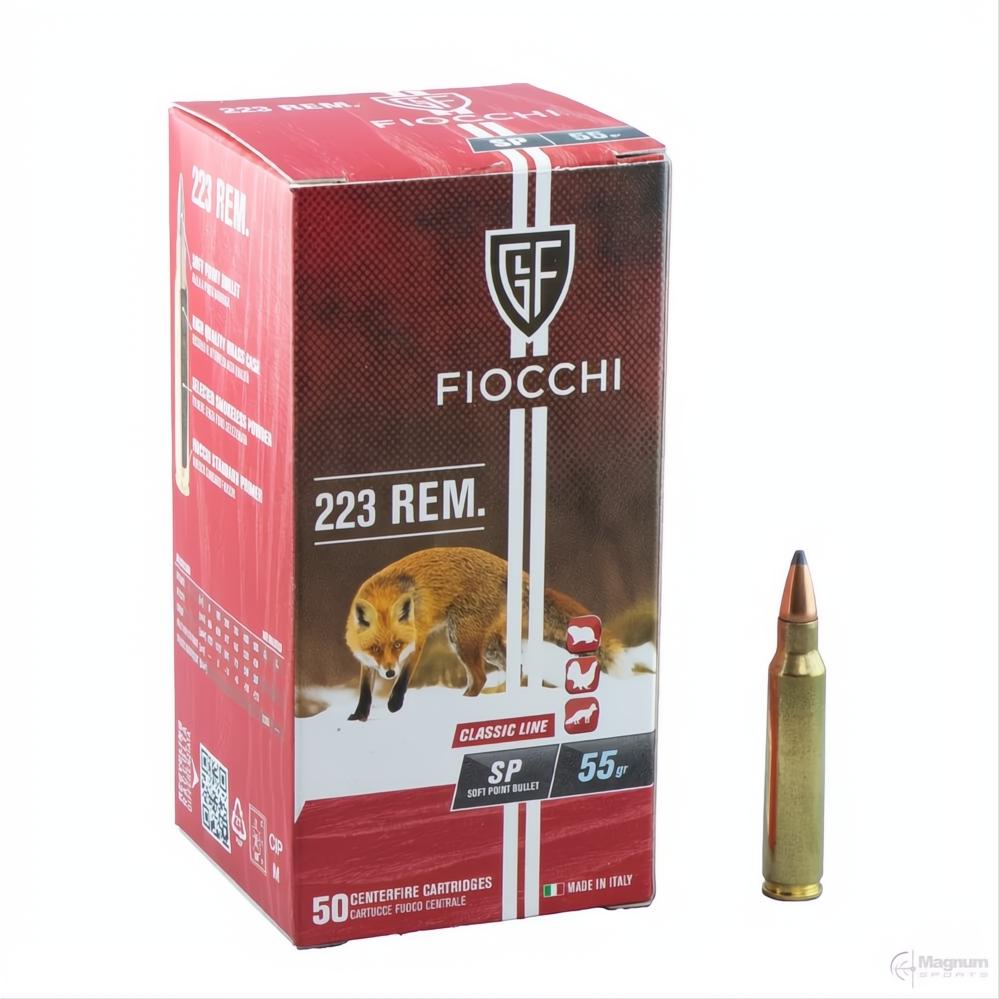 FIOCCHI 223 REM 55GR SP - 50PK