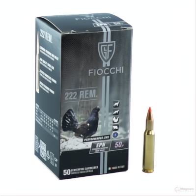 FIOCCHI AMMUNITION 222 REM EPN 50GR 50pk VMAX