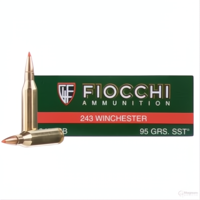 FIOCCHI AMMUNITION 243 WIN 95GR SST POLYMER TIP 20PK