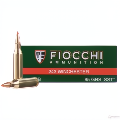 FIOCCHI AMMUNITION 243 WIN 95GR SST POLYMER TIP 20PK