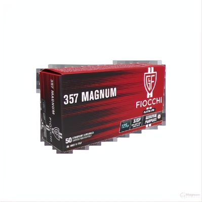 FIOCCHI AMMUNITION 357 MAGNUM 125GR SJSP 50PK