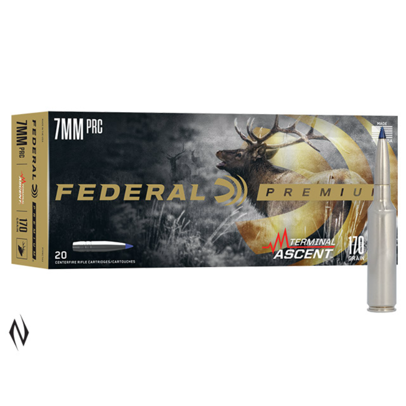 Federal Premium 7MM PRC 170gr TERMINAL ASCENT