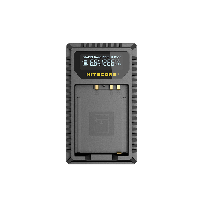 Nitecore FX1 Dual Slot USB Charger for Fujifilm NP-W126 &amp; NP-W126S Batteries